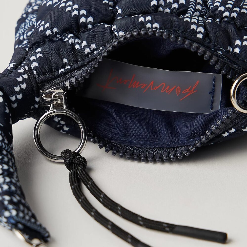 Free People Navy and White Mini Bag - Picture 3 of 3